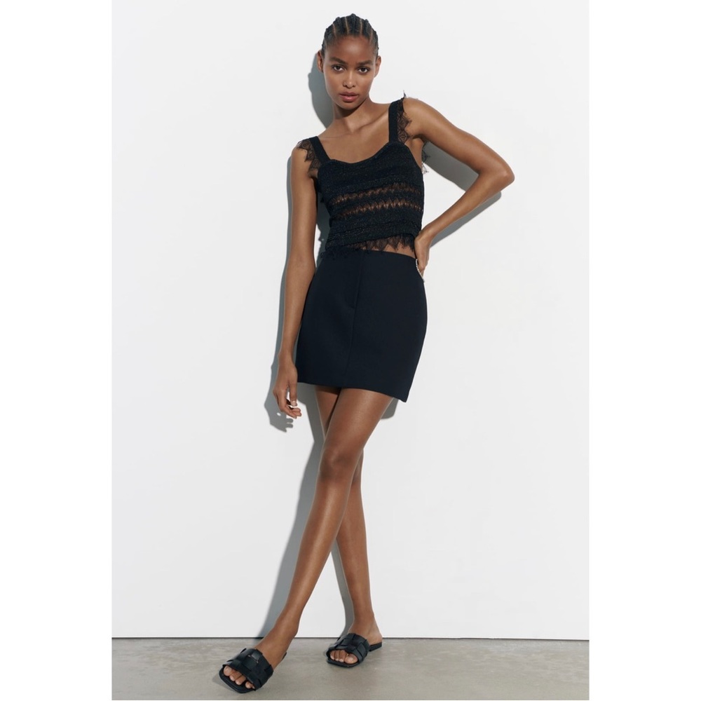 ZARA BLACK MINI SKIRT